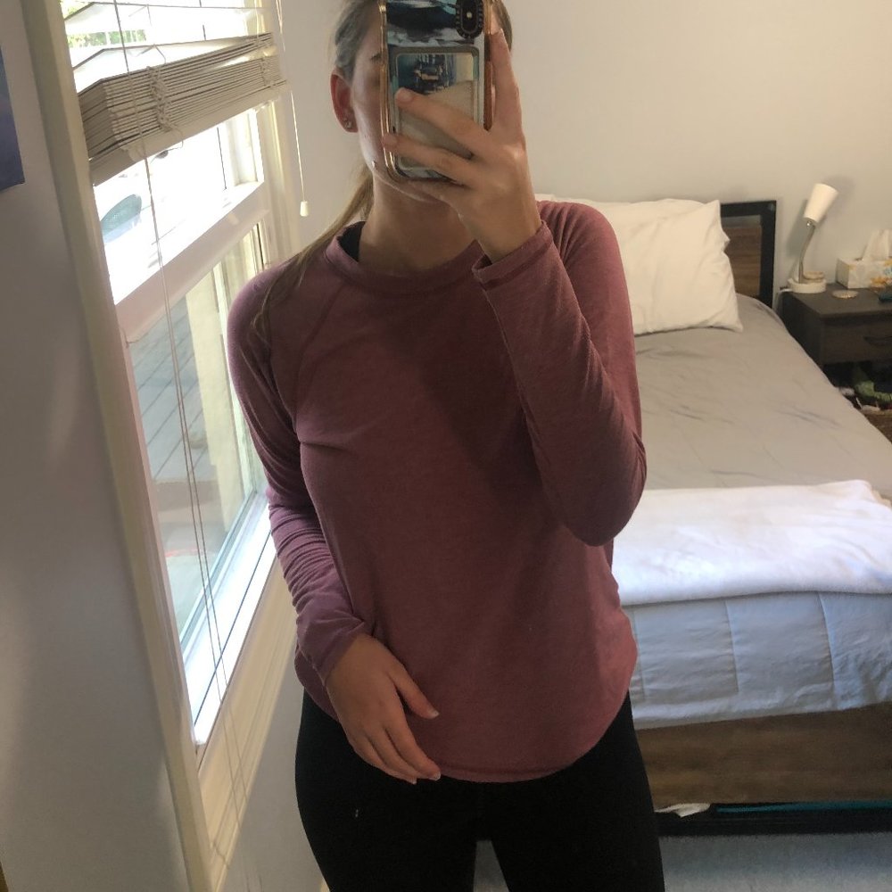 Danskin Pink Long Sleeve Shirt